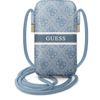 Funda Bolso Cartera De Piel Sintética Guess Para Teléfono Modelo 4g Azul Guphm4gdbl (mediana)