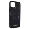 Funda Iphone 13 Pro Max Rígida Contorno Flexible Guess Mármol Negro