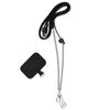 Cordón Bandolera Smartphone De 150 Cm De Longitud Clip Guess Plateado Y Negro