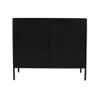 Mueble De Lavabo Orionis  95x55x80 Cm Color Negro Vente-unique