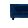 Conjunto Sofá Y Sillón Fijo Chesterfield  205x88x72 Cm Color Azul Eléctrico Vente-unique