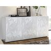 Conjunto Completo De Muebles De Salón Eris 1 Cajón 181x43x84 Cm Color Blanco Vente-unique