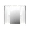 Armario Ingina 4 Cajones 255x65x219 Cm Color Blanco Venta-unica