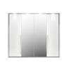 Armario Ingina 4 Cajones 255x65x219 Cm Color Blanco Venta-unica