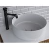 Grifo De Lavabo Kodva  4.6x17x30.3 Cm Color Negro Vente-unique