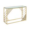 Mesa Consola Simato  120x40x78 Cm Color Dorado Vente-unique