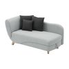 Diván Cama Penelope  160x80x81 Cm Color Gris Claro Vente-unique