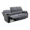 Sofá Relax Brody  202x98x99 Cm Color Negro, Gris Venta-unica