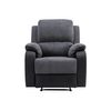 Sillón Relax Brody  87x98x99 Cm Color Negro, Gris Venta-unica