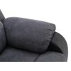 Sillón Relax Brody  87x98x99 Cm Color Negro, Gris Venta-unica