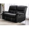 Conjunto Sofá Y Sillón Relax Canby  183x90x95 Cm Color Negro Vente-unique