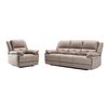 Conjunto Sofá Y Sillón Relax Dolene  217x93x101 Cm Color Topo Venta-unica