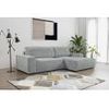 Sofá Cama Amelia  267x167x85 Cm Color Gris Claro Venta-unica