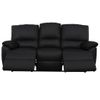 Conjunto Sofá Relax Marcis  200x96x98 Cm Color Negro Venta-unica