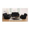 Conjunto Sofá Y Sillón Relax Marcis  200x96x98 Cm Color Negro Venta-unica