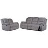 Conjunto Sofá Relax Hernani  210x96x99 Cm Color Gris Venta-unica