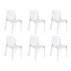 Silla Gruvyer Diademe  51x52x81 Cm Color Transparente Venta-unica