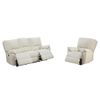 Conjunto Sofá Y Sillón Relax Marcis  200x96x98 Cm Color Marfil Venta-unica