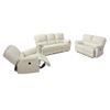 Conjunto Sofá Y Sillón Relax Marcis  200x96x98 Cm Color Marfil Venta-unica