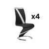 Silla Cantilever Twizy  61x49x100 Cm Color Negro Venta-unica