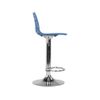 Taburete De Bar Clark  45x45x104 Cm Color Azul Venta-unica