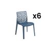 Silla Gruvyer Diademe  52x51x81 Cm Color Azul Vente-unique