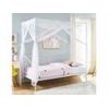 Cama Con Dosel Vivian  207x96x209.5 Cm Color Blanco Vente-unique