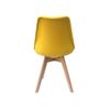 Silla Nórdica Jody  49x57x82 Cm Color Amarillo Venta-unica