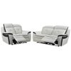 Conjunto Sofá Relax Angelique  207x97x103 Cm Color Gris Antracita, Blanco Vente-unique