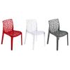 Silla Gruvyer Diademe  52x53x81 Cm Color Transparente Venta-unica