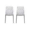 Silla Gruvyer Diademe  52x51x81 Cm Color Blanco Venta-unica