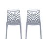 Silla Gruvyer Diademe  51x52x81 Cm Color Gris Venta-unica