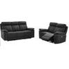 Conjunto Sofá Relax Isiris  197x93x102 Cm Color Negro Vente-unique