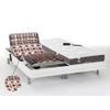 Cama Articulada Eléctrica Jupiter  200x180x35 Cm Color Blanco Vente-unique