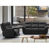 Conjunto Sofá Relax Pakita  208x92x102 Cm Color Negro Venta-unica