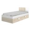 Cama Nido Sonia  196x97x79 Cm Color Color Natural Claro, Blanco Vente-unique