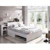 Base De Cama Florian 2 Cajones 223x146x85 Cm Color Blanco Vente-unique