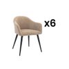 Silla Góndola Bibo  57.5x54x73 Cm Color Beige Venta-unica