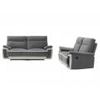 Conjunto Sofá Relax Metti  204x92x102 Cm Color Gris Venta-unica