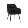 Silla Góndola Pega  58.5x62x78 Cm Color Negro Vente-unique