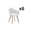 Silla Góndola Vixi  63.5x57x84 Cm Color Blanco Vente-unique