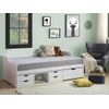 Cama Diván Adelise 5 Cajones 194x96x66 Cm Color Blanco Vente-unique