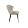 Silla En Forma De Concha Crusti  58x59x78 Cm Color Beige Vente-unique