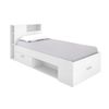 Cama Clásica Leandre  218.5x99.6x95 Cm Color Blanco Vente-unique