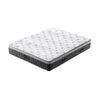 Cama Boxspring, Cama Continental Como  140x190x130 Cm Color Gris Venta-unica