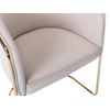 Silla Góndola Josethe  59.5x52.5x82.5 Cm Color Crema Vente-unique