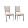 Silla Medallón Luis Xvi Amboisette  50x60x95 Cm Color Beige Venta-unica