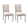 Silla Medallón Luis Xvi Amboisette  50x60x95 Cm Color Beige Venta-unica