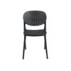 Silla Estándar Caretane  46x51x81.5 Cm Color Negro Venta-unica