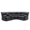 Sofá Relax Canby  253x223x96.5 Cm Color Negro Venta-unica